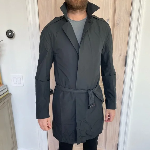 Louis Vuitton Jackets Coats Louis Vuitton Mens Black Trench